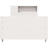  Posteljni okvir brez vzmetnice bel 90x190 cm trdna borovina, (22053839) | Shoptok.si