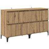  Komode 2 pcs Umjetnički hrast 60 x 35 x 70 cm Konstruirano drvo | Eponuda.com