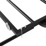 vidaXL Tovorna prikolica za kolo črna 126x63x34 cm železo | Shoptok.si