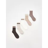 Reserved - Komplet od 5 pari čarapa - bež