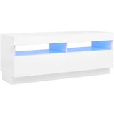 vidaXL TV ormarić s LED svjetlima bijeli 100 x 35 x 40 cm | shoptok.hr