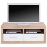Modern Living Tv-element Malta, Bela, Barva Hrasta | Shoptok.si