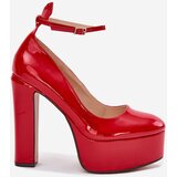 Boto Lacquered High Heel And Platform Pumps Red Nianka | Eponuda.ba