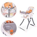 ECO TOYS HC301-2402 – Zložena hranilica za dojenčke s nastavljivim opornim nogama, varnostnim pasom in igračami | Shoptok.si