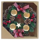  Adventski venac 31 cm prirodni ček | Eponuda.com