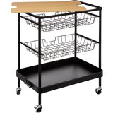 Kolica KUHINJSKA S RADNOM PLOČOM 60,5X40,5X78,5 INOX FIVE | shoptok.hr