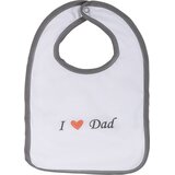 Bubaba by FreeON podbradnjak I love dad white/grey | shoptok.hr