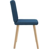  Blagovaonske stolice od tkanine 6 kom plave | shoptok.hr