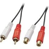 Lindy 35674 Cinch audio produžetak [2x muški cinch konektor - 2x ženski cinch konektor] 10.00 m crna Cijene