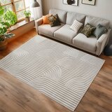Novel RAVNO TKANA PREPROGA HELIX 280/370 cm tkano krem barve | Shoptok.si