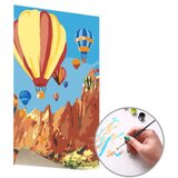  Slikarstvo po številkah LETALNI BALON | nizka težavnost | Shoptok.si