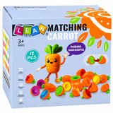  Edukativni sorter za spajanje mrkvi - 12 elemenata | Shoptok.si