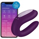Satisfyer vibrator za parove Double Joy, ljubičasti | shoptok.hr