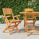  Sklopive vrtne stolice 2 kom 55x61x90 cm od masivne tikovine | shoptok.hr