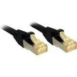 Lindy 47306 kabel za omrežno povezovanje Črna 0,5 m Cat7 S/FTP (S-STP) | Shoptok.si