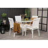 Venture Home Volta okrugli vrtni blagovaonski stol ⌀90 cm, bijeli | shoptok.hr