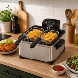 friteza sa 2 korpe, 5 l, 2000W HGOLS5 | Eponuda.com