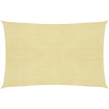 vidaXL Jedro za zaštitu od sunca 160 g/m² bež 3,5 x 5 m HDPE | shoptok.hr