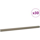 vidaXL Stubišna obloga 30 pcs Šampanjca 67 cm Aluminij | shoptok.hr