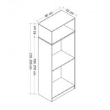 Hanah home garderober kale white 2236