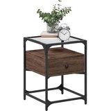  Noćni ormarići 2 kom boja hrasta 40x40x55 cm konstruirano drvo | shoptok.hr