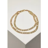 Urban Classics Figaro Layering Necklace Gold One Size