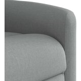 vidaXL Masažni naslonjač na podizanje od tkanine svjetlosivi | shoptok.hr