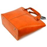 Vera Pelle Ročne torbice VP068L Oranžna | Shoptok.si