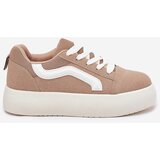 Boto Women's Platform Sneakers Khaki Tellnira | shoptok.hr