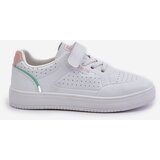 Big Star Children's sneakers made of eco-leather with Velcro Big Star white | shoptok.hr
