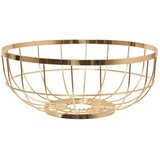 PT LIVING Skleda s sadjem Sedanji čas Odprta mreža Gold | Shoptok.si