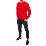 DStreet Red and black men's tracksuit AX0633 Cene