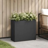  Vrtna saksija Crna 50 x 20 x 40 cm Čelična vrata - Crna 50 x 20 x 40 cm 1 | shoptok.hr