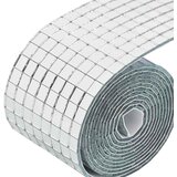  Mozaična ogledalo pločica 12 pcs Srebrno 100 x 4 cm Stakl | shoptok.hr