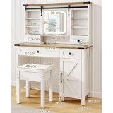  Mizica za ličenje, toaletna miza, bela | Shoptok.si