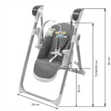 New Baby Smart hranilica-ljuljačka 2u1 grey | shoptok.hr