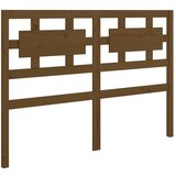 Maison Chic posteljno vzglavje - vzglavna omarica - nočna omarica medeno rjavo 205,5x4x100 cm trdna borovina, (21707169) | Shoptok.si