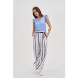 Marisse Sky Blue Blouse With Ruffles On The Shoulders | Eponuda.ba