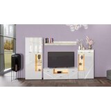 Hom`in DNEVNI REGAL, bela, barve hrasta Slike