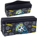 Case School Organizer with Football Two Pockets Black