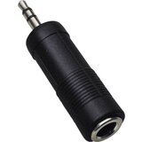 BKL Electronic Klinken avdio adapter [1x klinken vtič 3.5 mm - 1x klinken vtičnica 6.35 mm] črne barve (20411466) | Shoptok.si