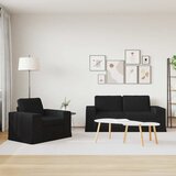  Set sofe 2 pcs Crna 182 x 80 x 82 cm tkanina | Eponuda.ba