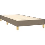  Krevet s oprugama i madracem smeđesivi 90x200 cm od tkanine | shoptok.hr