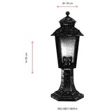 Opviq Vanjska zidna lampa BSU-68211-BKR-K, 50 cm, IP65, E27, Smeđa | Eponuda.ba
