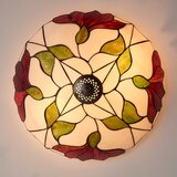 Endon 63960 - tiffany plafonsko svetlo botanica 2xE27/60W/230V, prečnik 45 cm | Eponuda.com