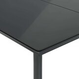  5-dijelni vrtni blagovaonski set s jastucima od poliratana crni | shoptok.hr