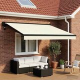  Zamjensko platno za tendu Krem 450 × 300 cm Poliester | shoptok.hr
