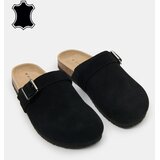 Sinsay Kožne natikače s remenom | shoptok.hr