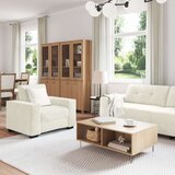  Set sofe od 3 dijela s jastučićima u krem baršunu | shoptok.hr