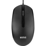 Marvo Office MS003 žična pisarniška miška črne barve | Shoptok.si